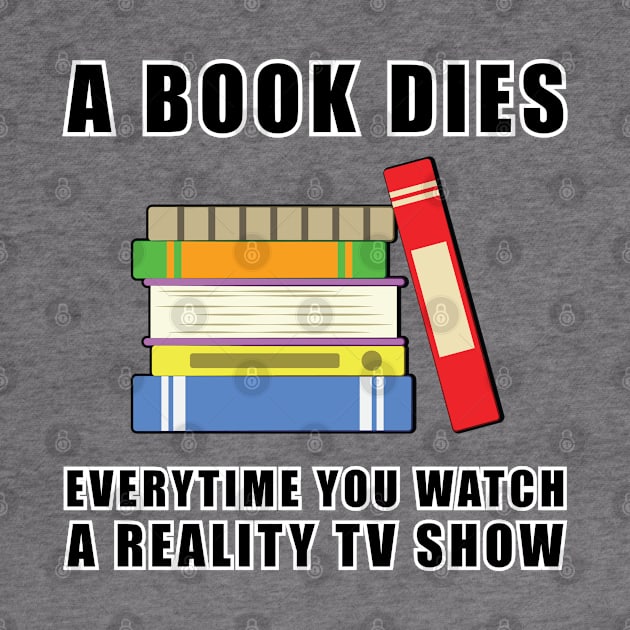 A Book Dies Everytime You Watch A Reality TV Show by DesignWood Atelier